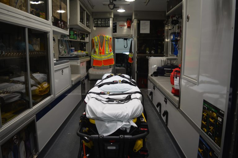 Lancaster EMS Ambulance interior